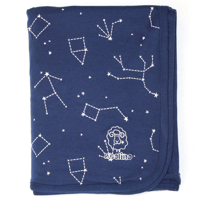 4 Season® Stroller Merino Wool Baby Blanket, 40" x 31.5", Night Sky™