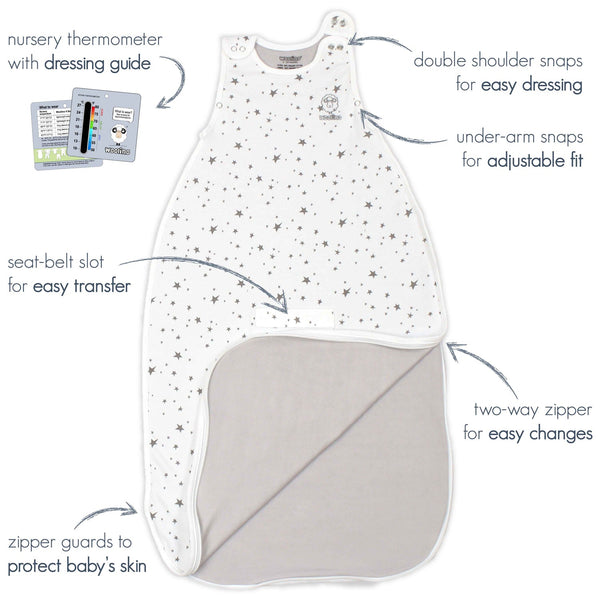 Woolino Baby Sleep Bags or Sacks Natural Merino Wool Babywear