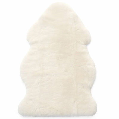 Sheepskin Rug for Babies, 100% Natural, Shorn Lambskin Wool, 2 x 3 Feet, Ivory