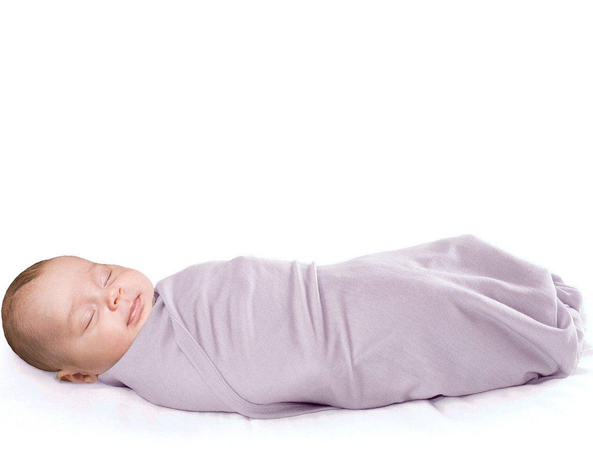 Swaddle Blanket, Merino Wool, Newborn to 3 Months, Lilac
