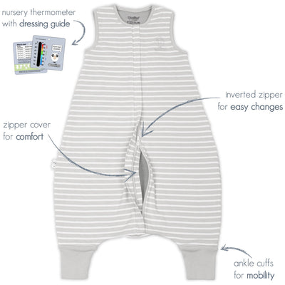 4 Season® Baby Sleep Bag with Feet, Merino Wool & Organic Cotton, Panda