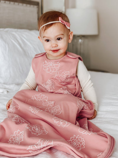 4 Season® Ultimate Baby Sleep Bag, Merino Wool & Organic Cotton, Succulent