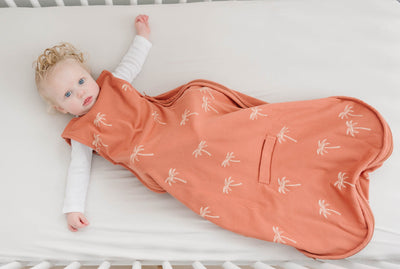 4 Season® Ultimate Baby Sleep Bag, Merino Wool & Organic Cotton, Palms