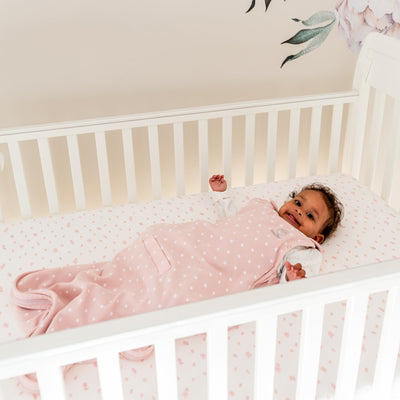4 Season® Ultimate Baby Sleep Bag, Merino Wool & Organic Cotton, Rose