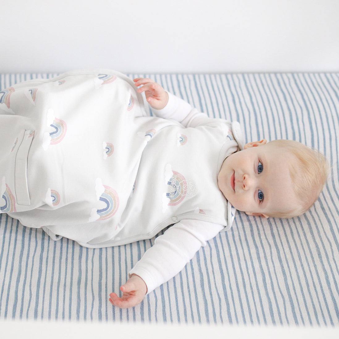 4 Season® Ultimate Baby Sleep Bag, Merino Wool & Organic Cotton, 2 Months - 2 Years, Rainbow