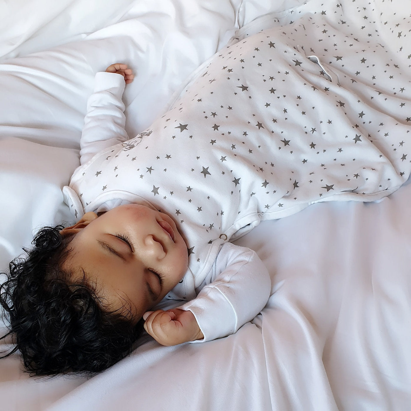 4 Season® Ultimate Baby Sleep Bag, Merino Wool & Organic Cotton, Star White