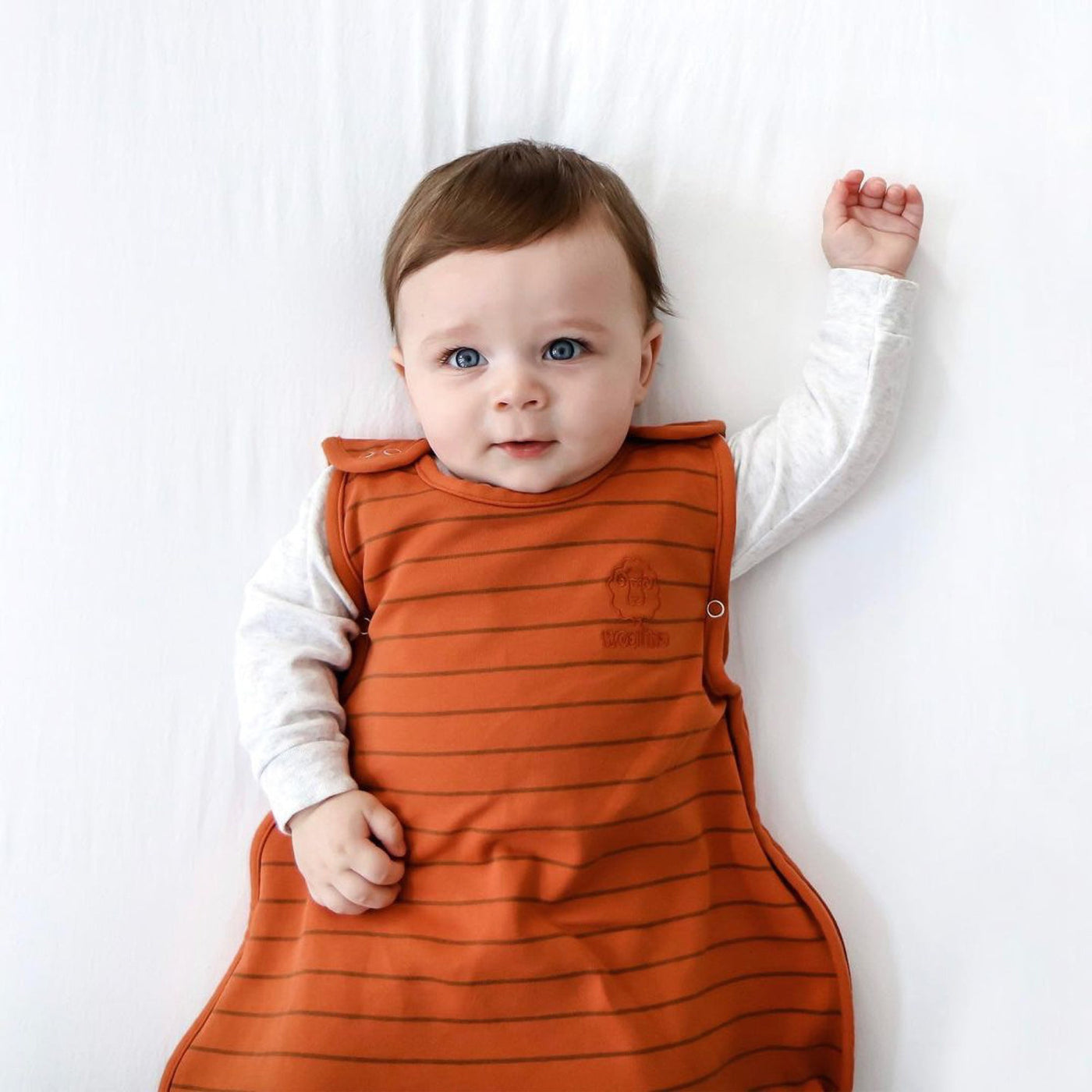 4 Season® Ultimate Baby Sleep Bag, Merino Wool & Organic Cotton, 2 Months - 2 Years, Rust