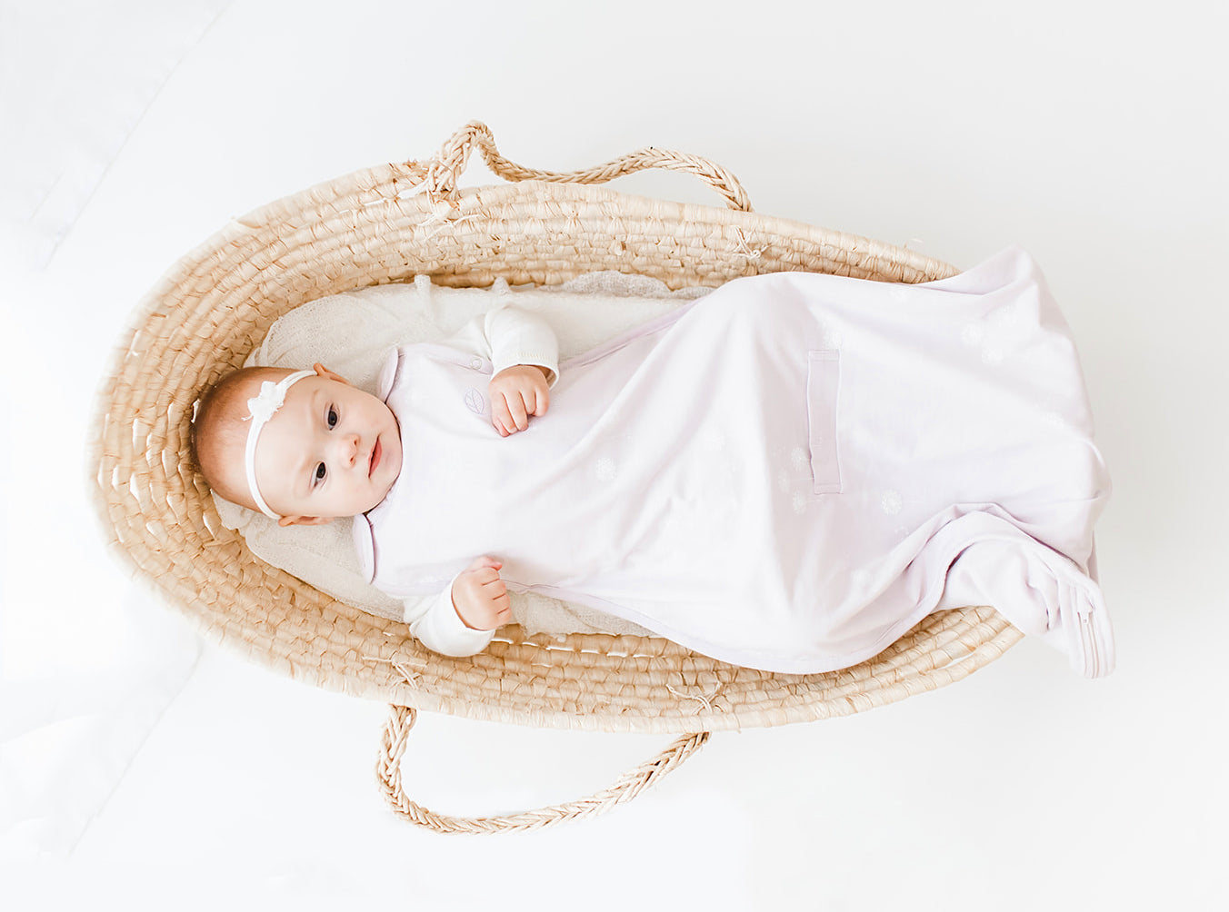 Ecolino® Adjustable Baby Sleep Bag, Organic Cotton, Universal Size: 2 Months - 2 Years, Dandelion