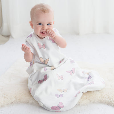 4 Season® Basic Baby Sleeping Bag, Merino Wool, Butterfly