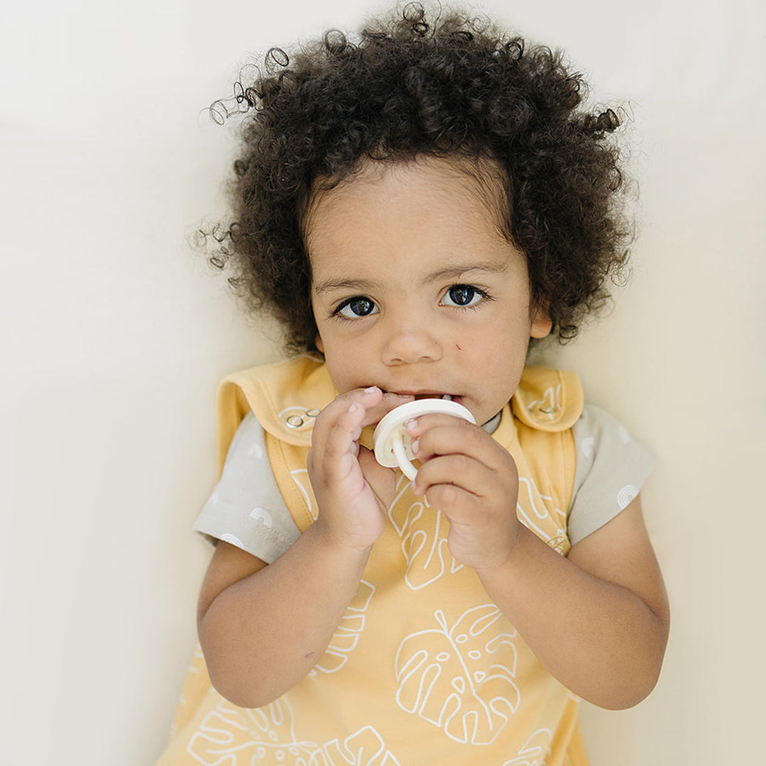 Baby chewing on sleep sack new arrivals