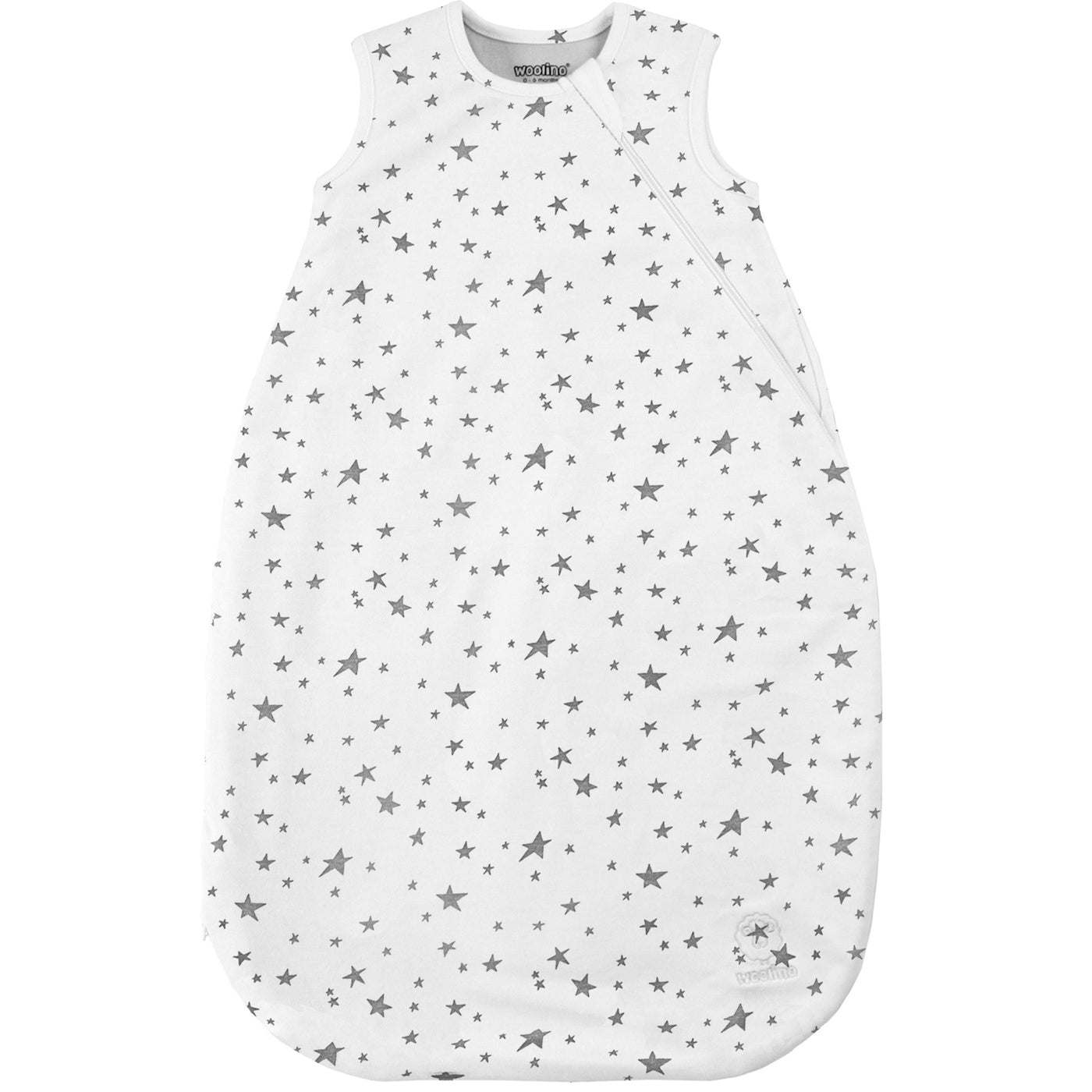 4 Season® Classic Baby Sleeping Bag, Merino Wool & Organic Cotton, Star White