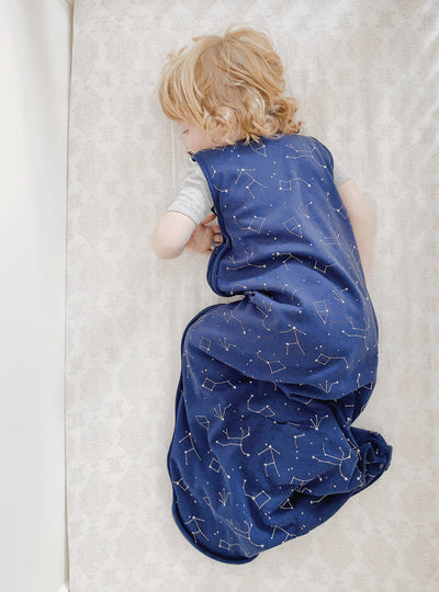 Imperfect 4 Season® Big Kid Sleep Bag, Merino Wool & Organic Cotton, 4 - 6 Years, Night Sky™