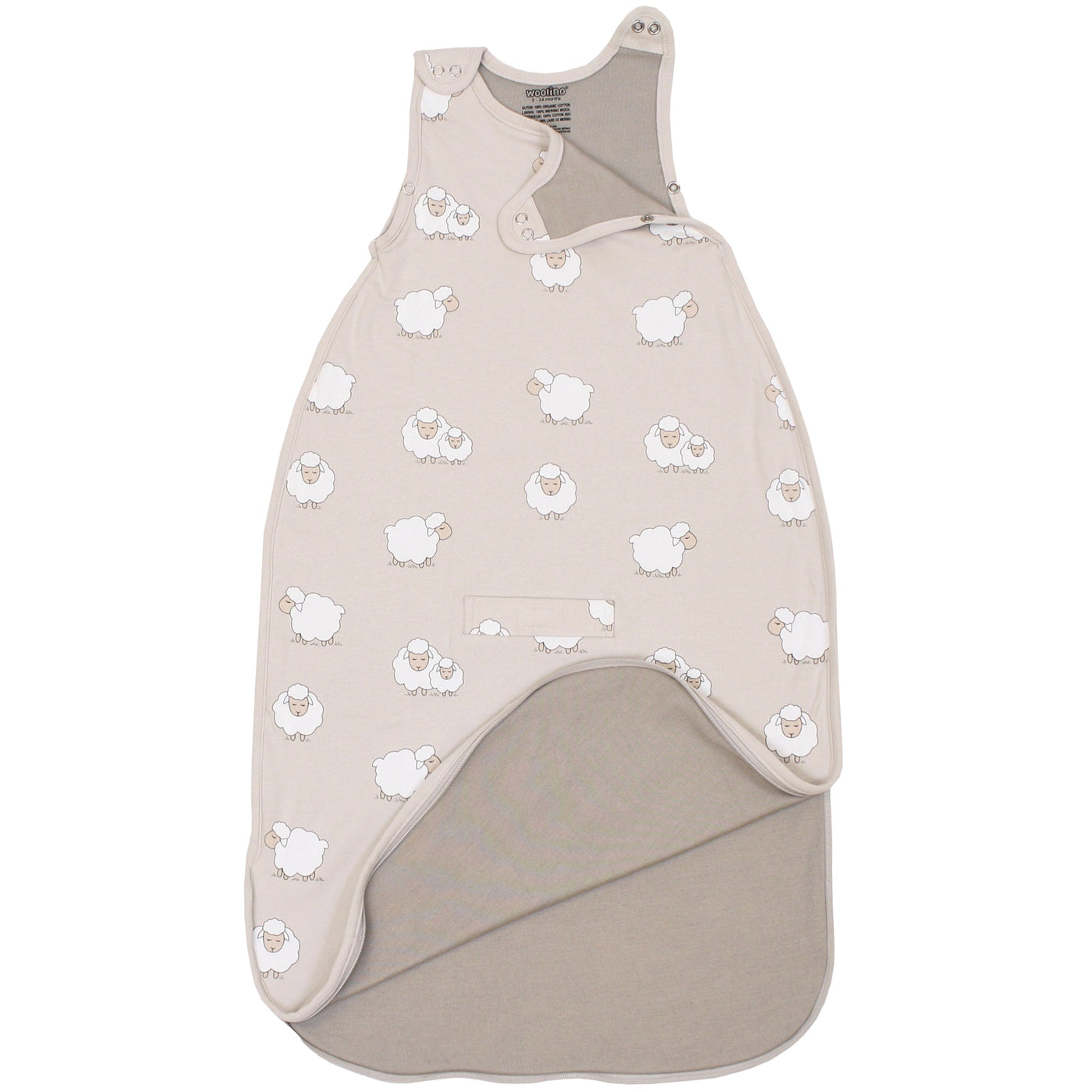 4 Season® Ultimate Baby Sleep Bag, Merino Wool & Organic Cotton, 2 Months - 2 Years, Sheep