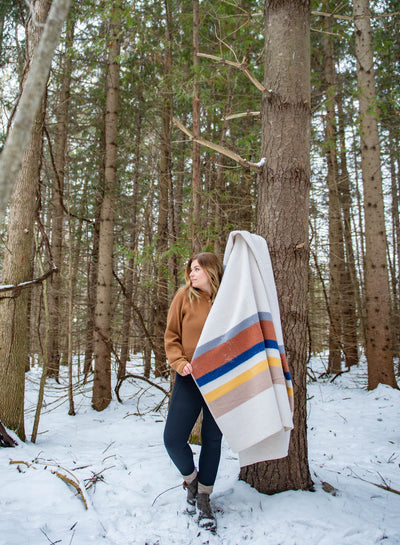 Wool Blanket, Cream Dunes