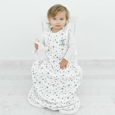 4 Season® Ultimate Toddler Sleep Bag, Merino Wool & Organic Cotton, 2 - 4 Years, Star White