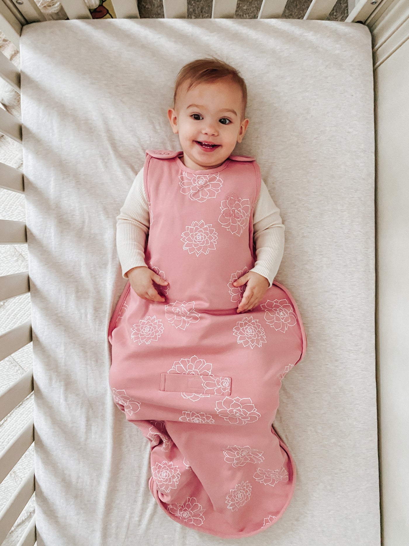 4 Season® Ultimate Baby Sleep Bag, Merino Wool & Organic Cotton, Succulent