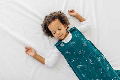 4 Season® Ultimate Toddler Sleep Bag, Merino Wool & Organic Cotton, 2 - 4 Years, Space - Glow In The Dark