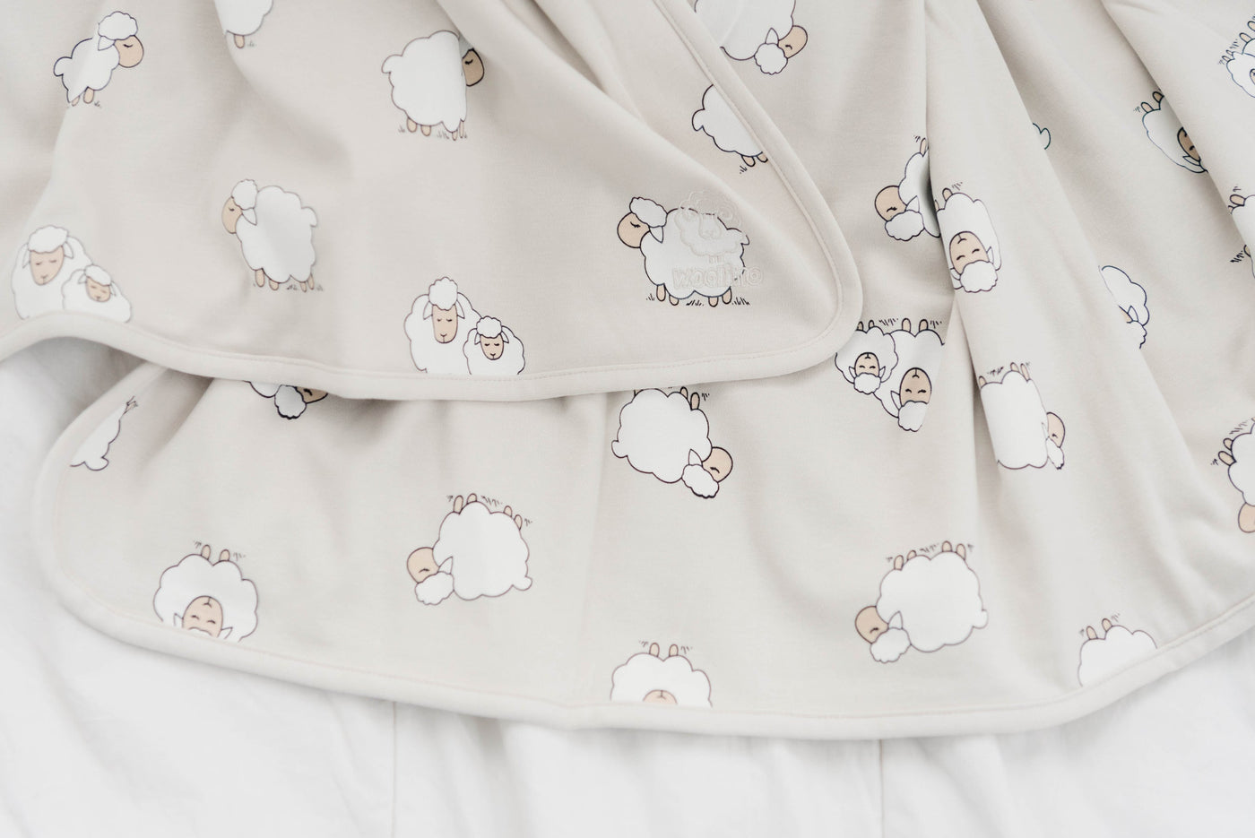 Toddler Blanket, 4 Season® Merino Wool Blanket, 52.5" x 40", Sheep