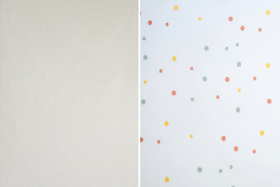 Ecolino® Pillowcases, 100% Organic Cotton, 2 Pack, Oat + Dots