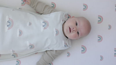4 Season® Ultimate Baby Sleep Bag, Merino Wool & Organic Cotton, Rainbow